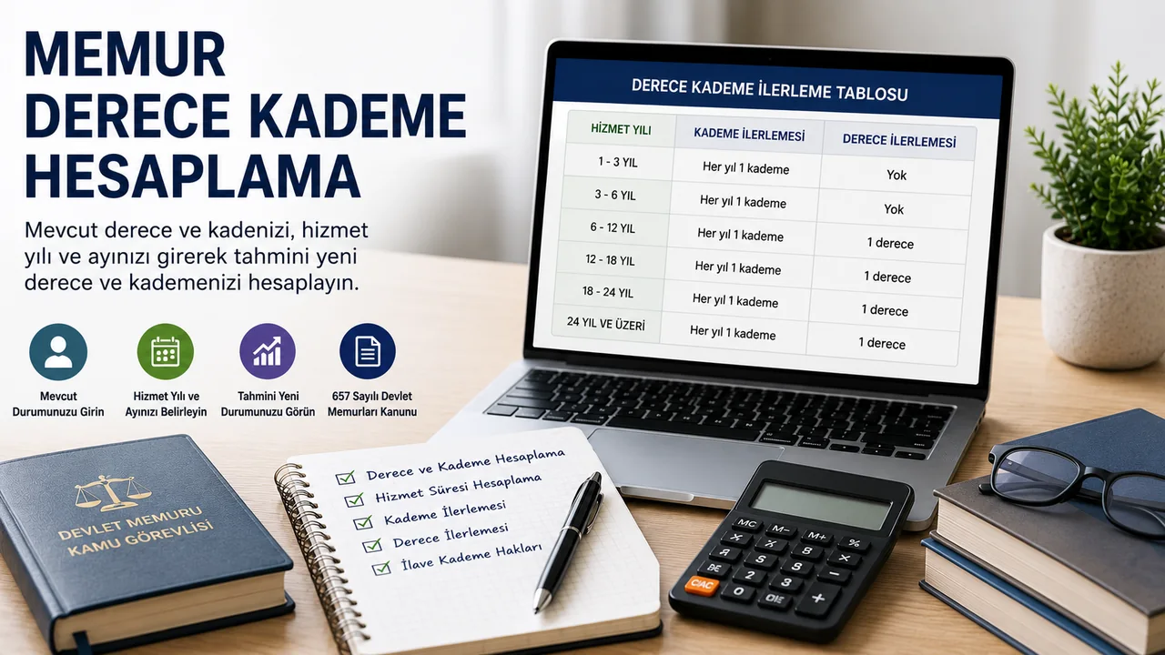 Memur derece kademe hesaplama aracı